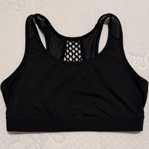 H&M Black Racerback Sports Bra size M